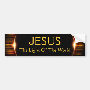 Jesus, das Licht der Welt Autoaufkleber