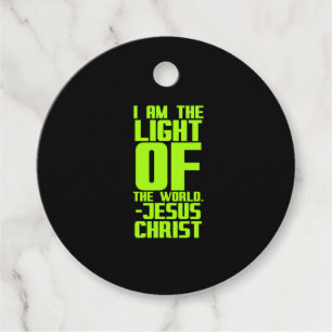 Jesus das Licht der Welt Bibel Zitat Christlich Geschenkanhänger