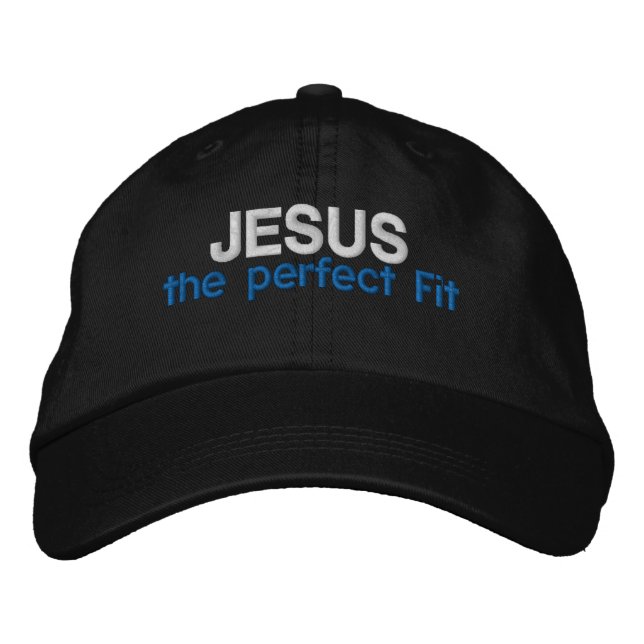 JESUS das perfekte Fit Customizing Es Bestickte Baseballkappe (Vorderseite)