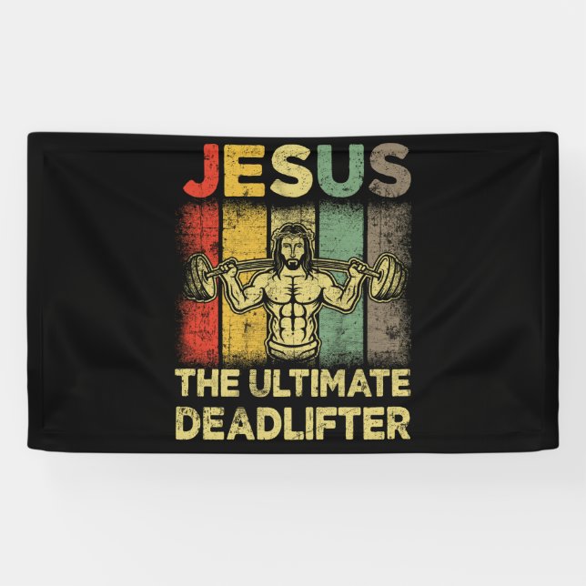 Jesus das ultimative Todesschwingenspiel Banner (Horizontal)