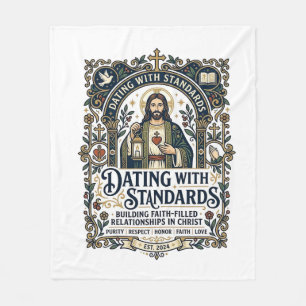 Jesus Dating Christliche Beziehungs Humor Shirt Fa Fleecedecke