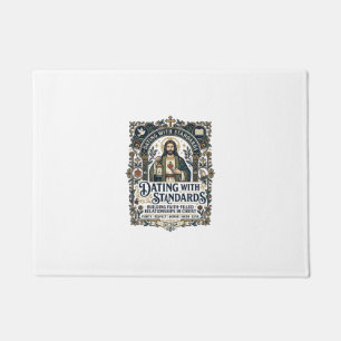 Jesus Dating Christliche Beziehungs Humor Shirt Fa Fußmatte