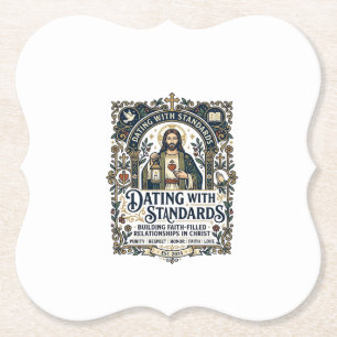 Jesus Dating Christliche Beziehungs Humor Shirt Fa Untersetzer
