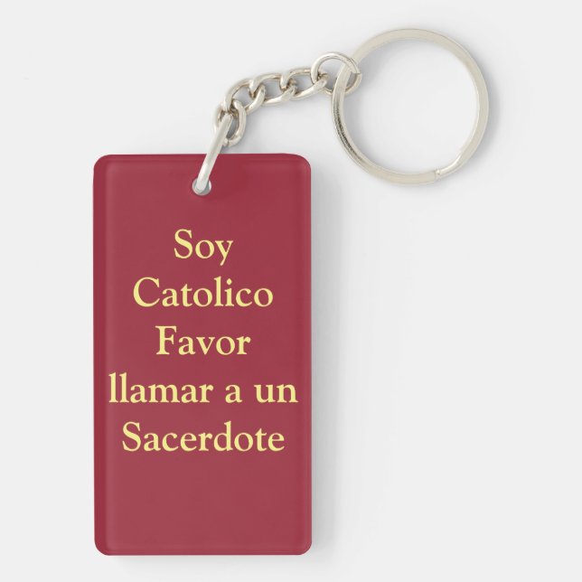 Jesus de la Misericordia Göttliche Barmherzigkeit Schlüsselanhänger (Rückseite)