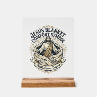 Jesus-Decke Trostsymbol Jesus-Decke Trost Acrylschild