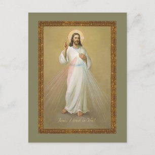 Jesus, dem ich vertraue postkarte