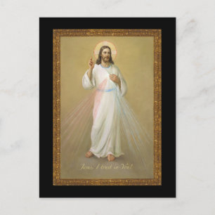 Jesus, dem ich vertraue postkarte