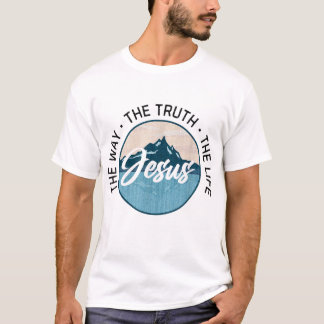 Jesus den Weg, die Wahrheit das Leben Christlich T-Shirt