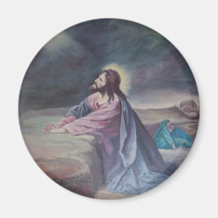 Jesus, der am Gethsemane betet Magnet