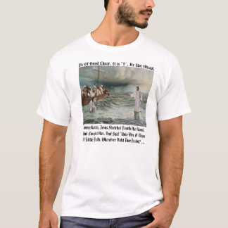 Jesus, der auf Wasser T/shirt geht T-Shirt