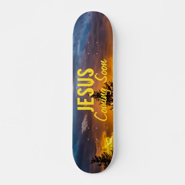 Jesus, der bald kommt skateboard (Vorne)
