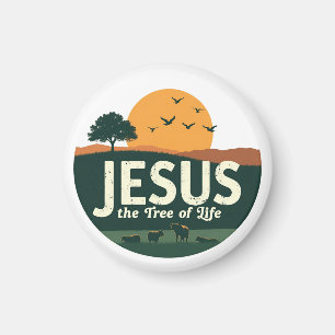 Jesus: Der Baum des Lebens Magnet