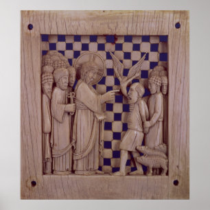 Jesus, der den unreinen Geist, Entlastung verjagt Poster