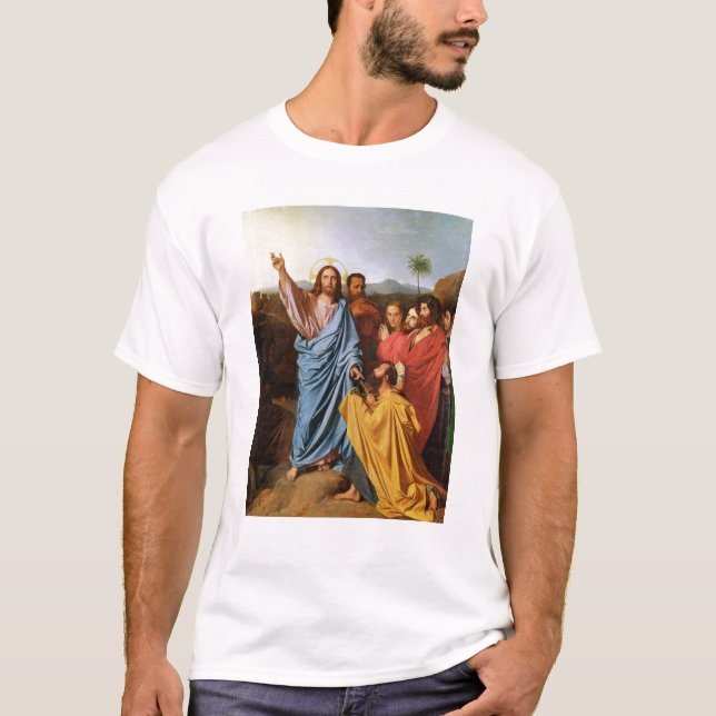 Jesus, der die Schlüssel zu St Peter, 1820 T-Shirt (Vorderseite)