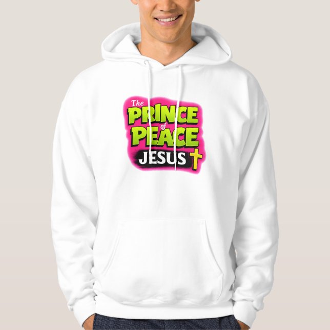 JESUS - Der Fürst des Friedens - Christlich Hoodie (Vorderseite)