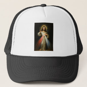 Jesus-der-göttlichen-Barmherzigkeit-LKW-Fahrer-Müt Truckerkappe