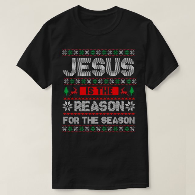 Jesus der Grund für die Jahreszeit (5) T-Shirt (Design vorne)