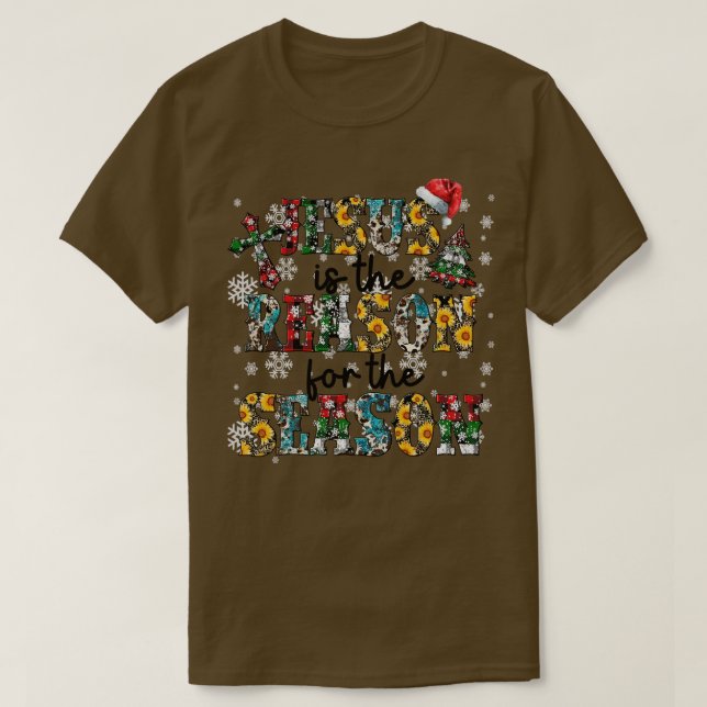 Jesus der Grund für die Jahreszeit (6) T-Shirt (Design vorne)