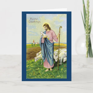 Jesus der Hirte Feiertagskarte