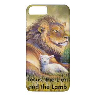 Jesus, der Löwe und das Lamm iPhone 8 Plus/7 Plus Hülle