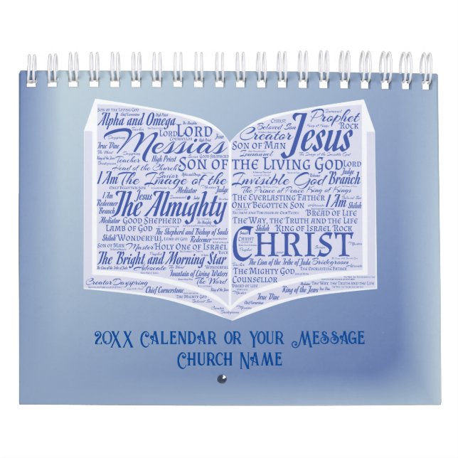 JESUS DER NAME ÜBER ALLE NAMEN - Bibelverse Kalender (Titelbild)