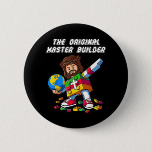 Jesus Der Originale Christliche Kreuz Glaube Button
