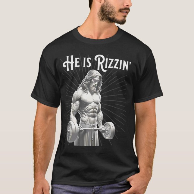 Jesus der schwüle Geist hebt wieder Christliche Ar T-Shirt (Vorderseite)