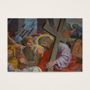 Jesus, der sein Kreuz trug