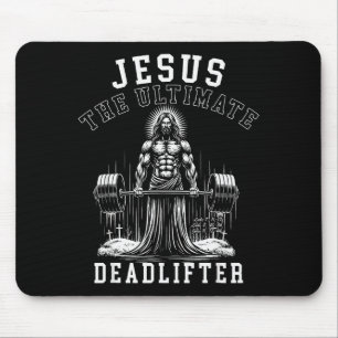 Jesus Der ultimative Kraftsportler - Jesus beim Kr Mousepad