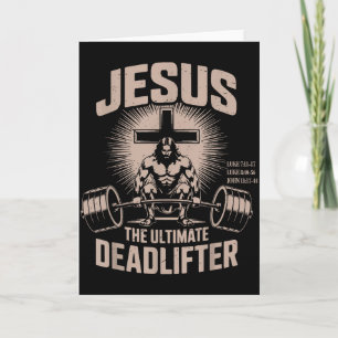 Jesus Der ultimative Kraftsportler Muskel Kind Lus Karte