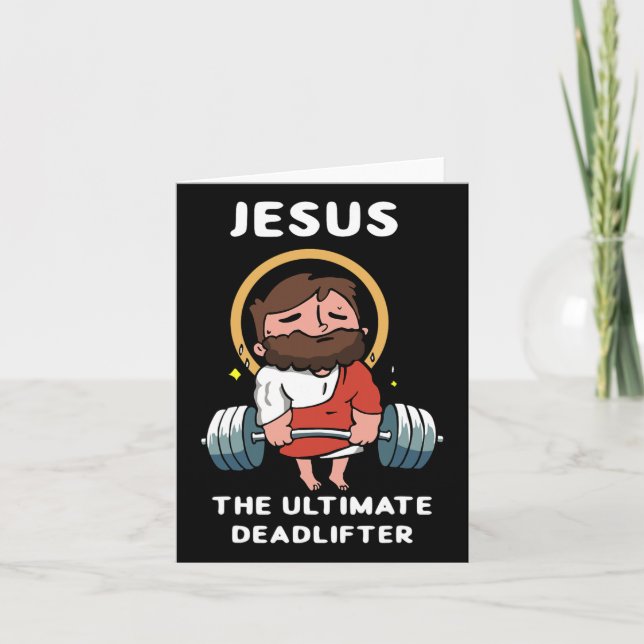 Jesus, der ultimative Todesflieger, der Sonnengott Karte (Vorderseite)