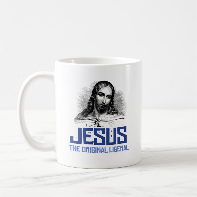 Jesus - Der ursprüngliche Liberale Kaffeetasse (Links)