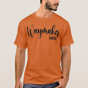 Jesus der Waymaker Licht in Dunkelheit Christliche T-Shirt