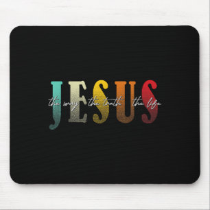 Jesus Der Weg Die Wahrheit Das Leben Christlicher Mousepad