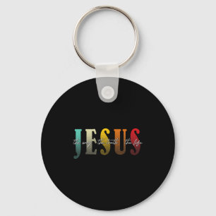 Jesus Der Weg Die Wahrheit Das Leben Christlicher Schlüsselanhänger