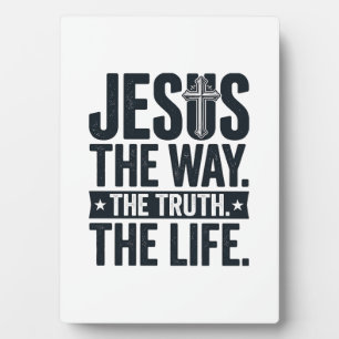 Jesus Der Weg Die Wahrheit Das Leben Christliches Fotoplatte