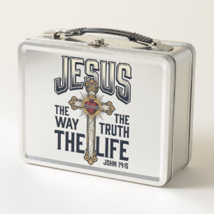 Jesus Der Weg Die Wahrheit Das Leben Christliches Metall Brotdose