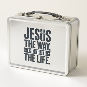 Jesus Der Weg Die Wahrheit Das Leben Christliches  Metall Brotdose