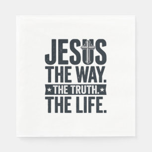 Jesus Der Weg Die Wahrheit Das Leben Christliches Serviette