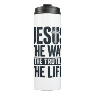 Jesus Der Weg Die Wahrheit Das Leben Christliches Thermosbecher