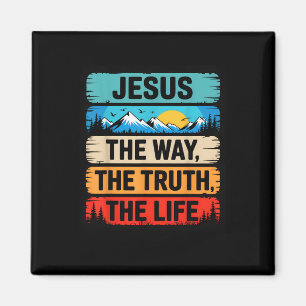 Jesus Der Weg Die Wahrheit Das Leben Inspirierende Magnet