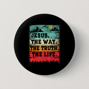 Jesus Der Weg Die Wahrheit Und Das Leben Christlic Button