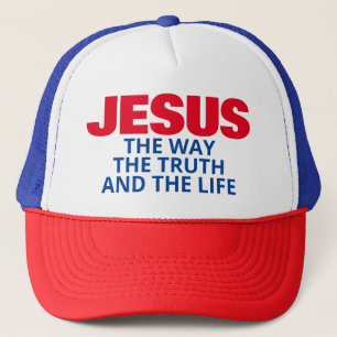 JESUS DER WEG DIE WAHRHEIT UND DAS LEBEN LKW-FANTA TRUCKERKAPPE