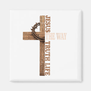 Jesus Der Weg Wahrheit Leben Christlicher Gott Gla Magnet
