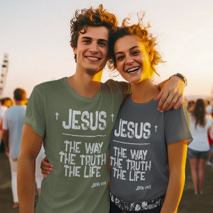 Jesus Der Weg Wahrheit Leben Johannes 14:6 Bibel G T-Shirt