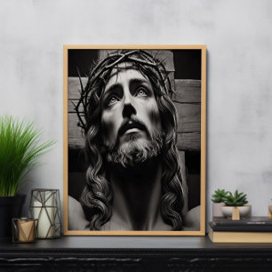 Jesus die letzten Momente des gekreuzigten Errette Poster