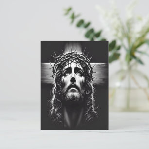 Jesus die letzten Momente des gekreuzigten Errette Postkarte