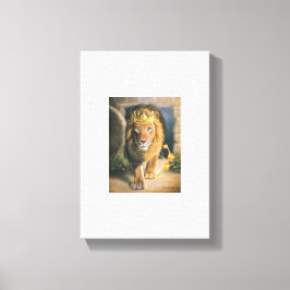 JESUS DIE LION DES STUBES VON JUDAH W/ KEYS LEINWANDDRUCK