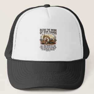 Jesus Diesel Mechaniker Schweres Gerät Shirt Glaub Truckerkappe