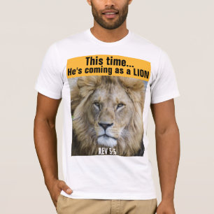 (JESUS) DIESMAL KOMMT ER WIE EIN LION-T - SHIRT